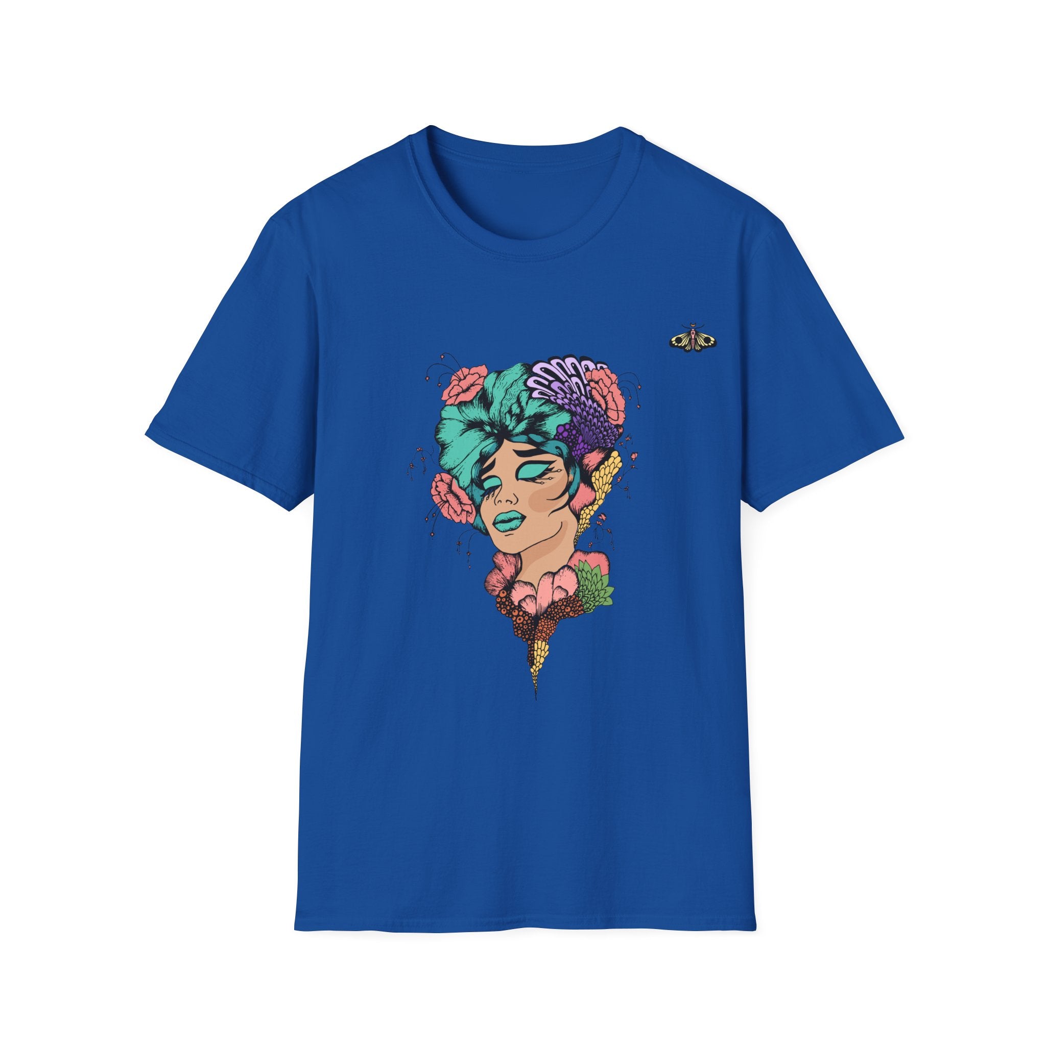 Floral Skull Woman Graphic T-Shirt