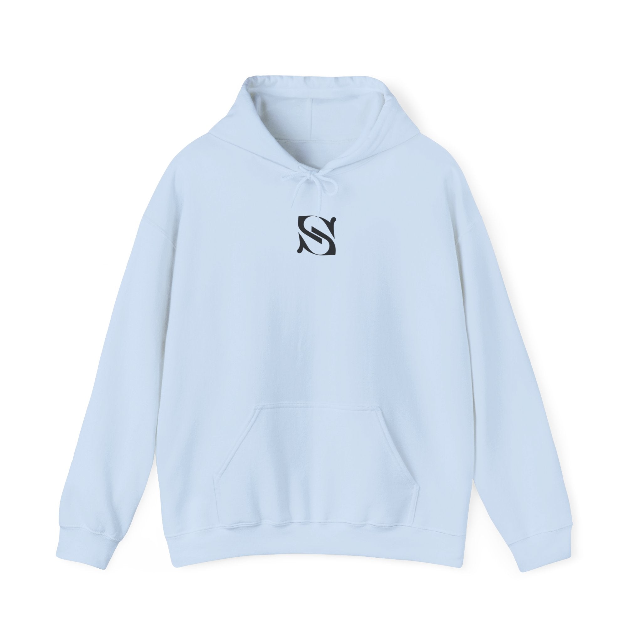 Minimalist Monogram 'S' Hoodie - Small Center Logo Pullover