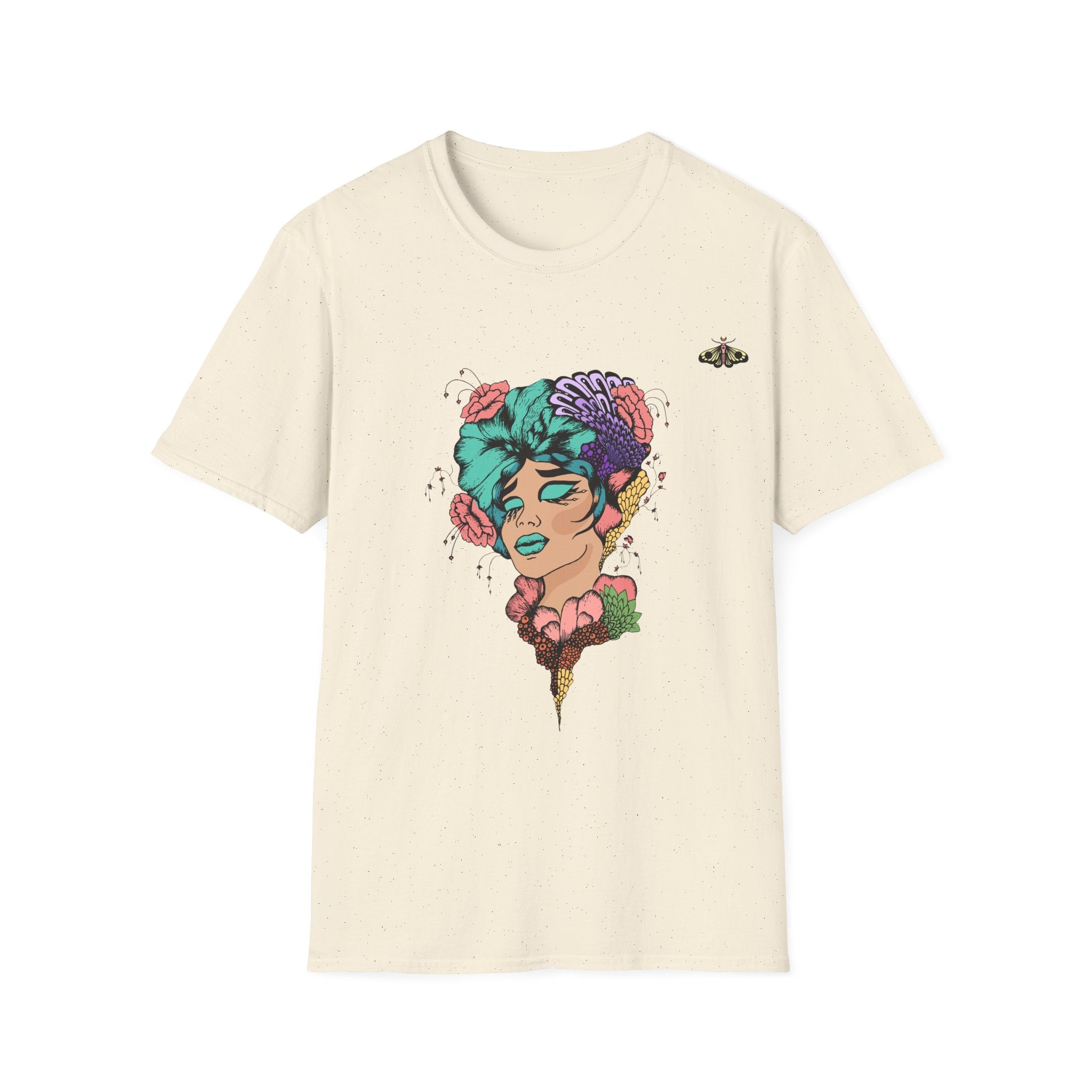 Floral Skull Woman Graphic T-Shirt