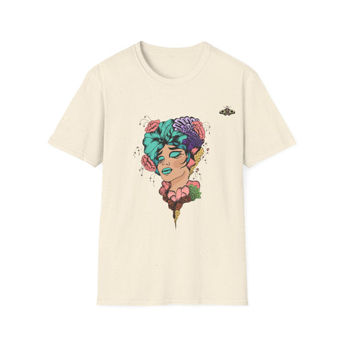 Floral Skull Woman Graphic T-Shirt