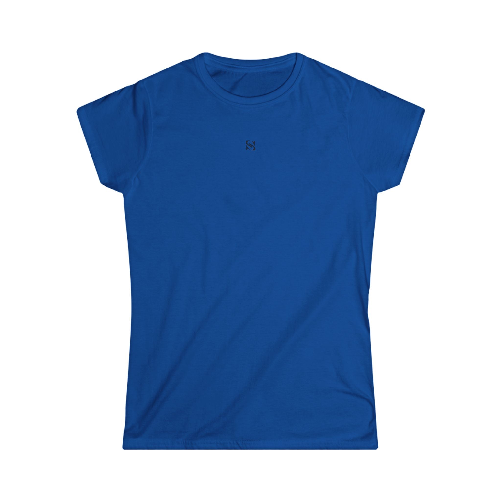 T-shirt Femme Minimaliste – Petit Logo Poitrine | Coupe Ajustée, Coton Doux & Confort Quotidien