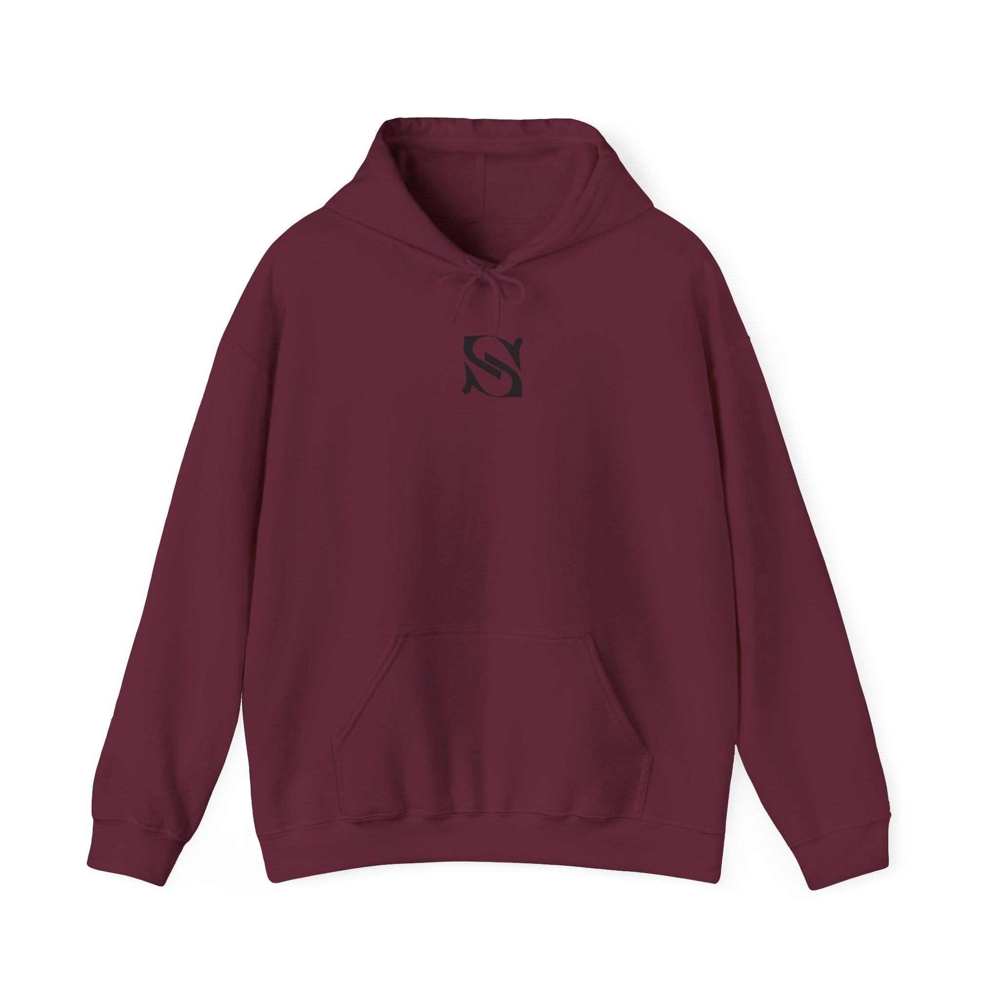 Minimalist Monogram 'S' Hoodie - Small Center Logo Pullover