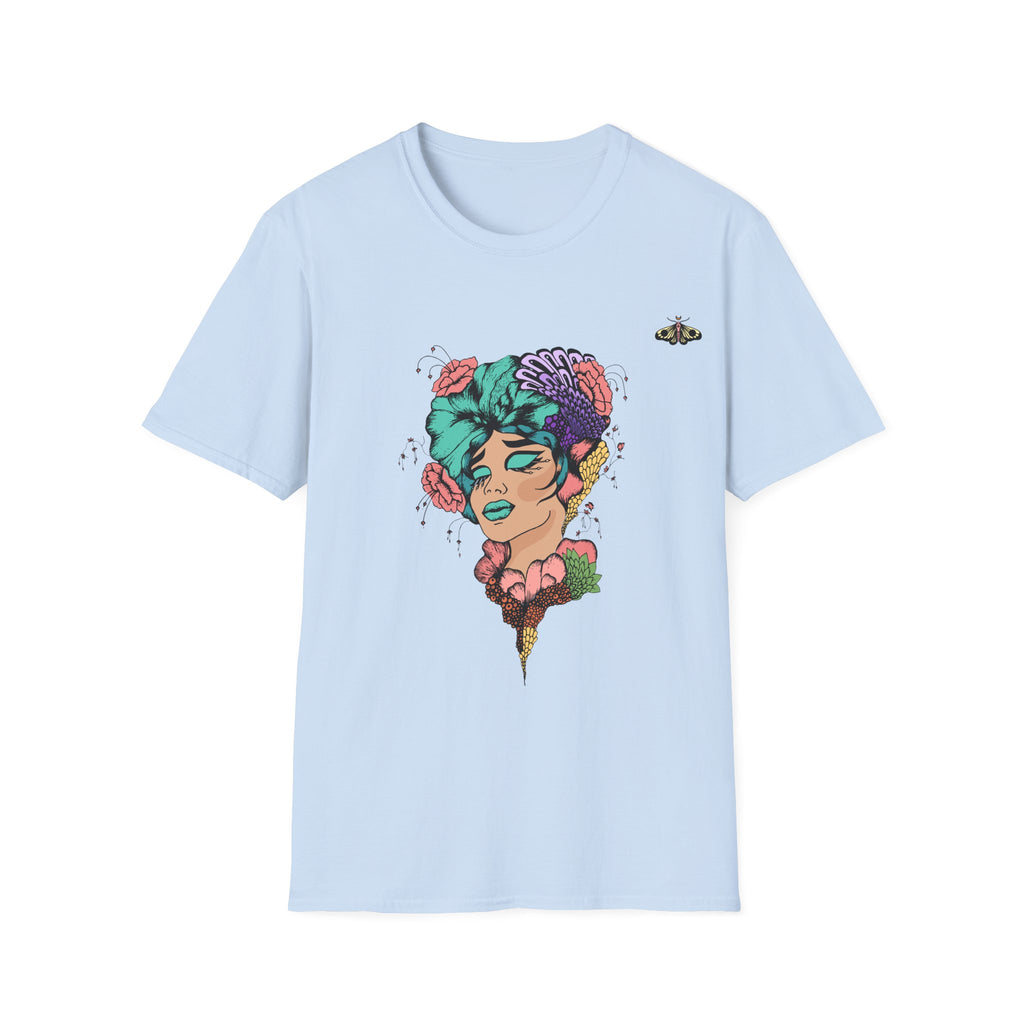 Floral Skull Woman Graphic T-Shirt