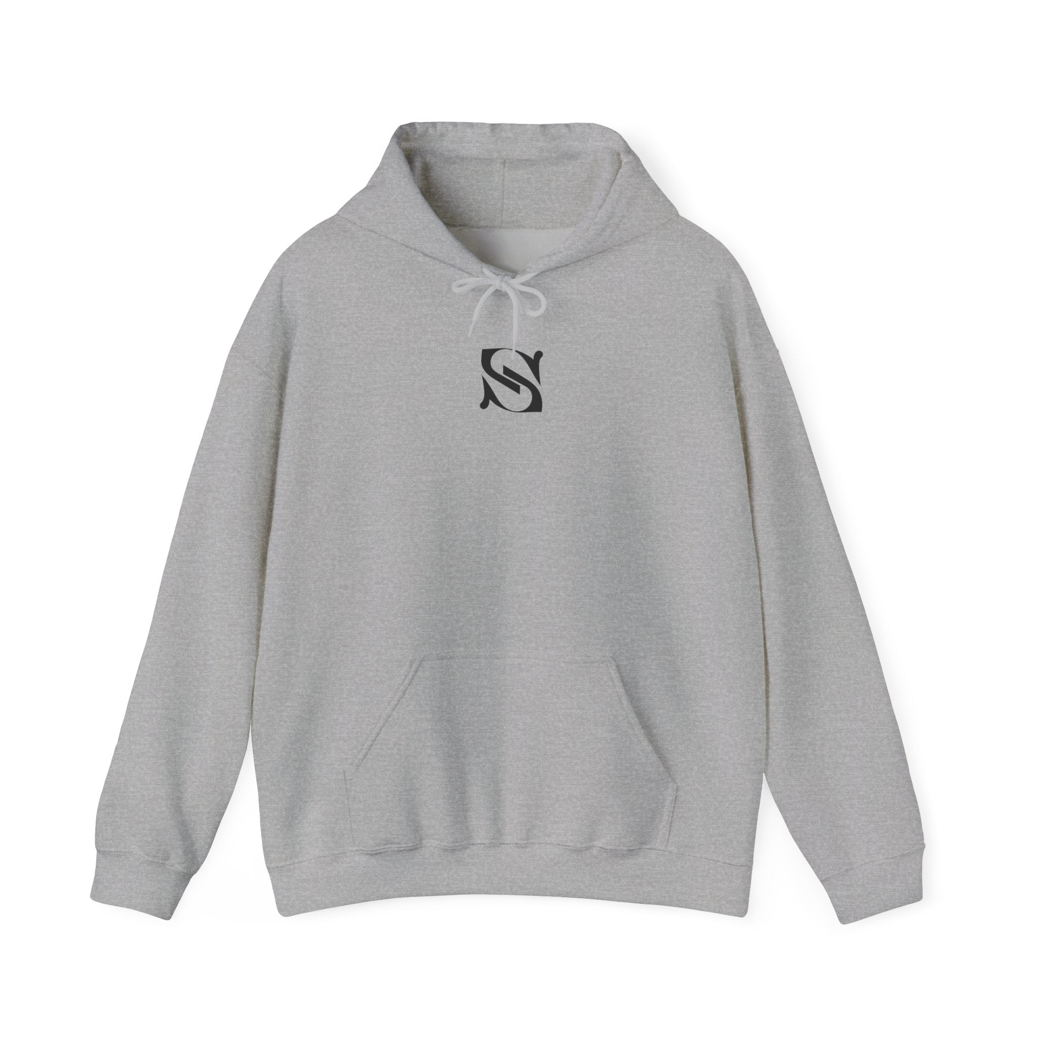 Minimalist Monogram 'S' Hoodie - Small Center Logo Pullover