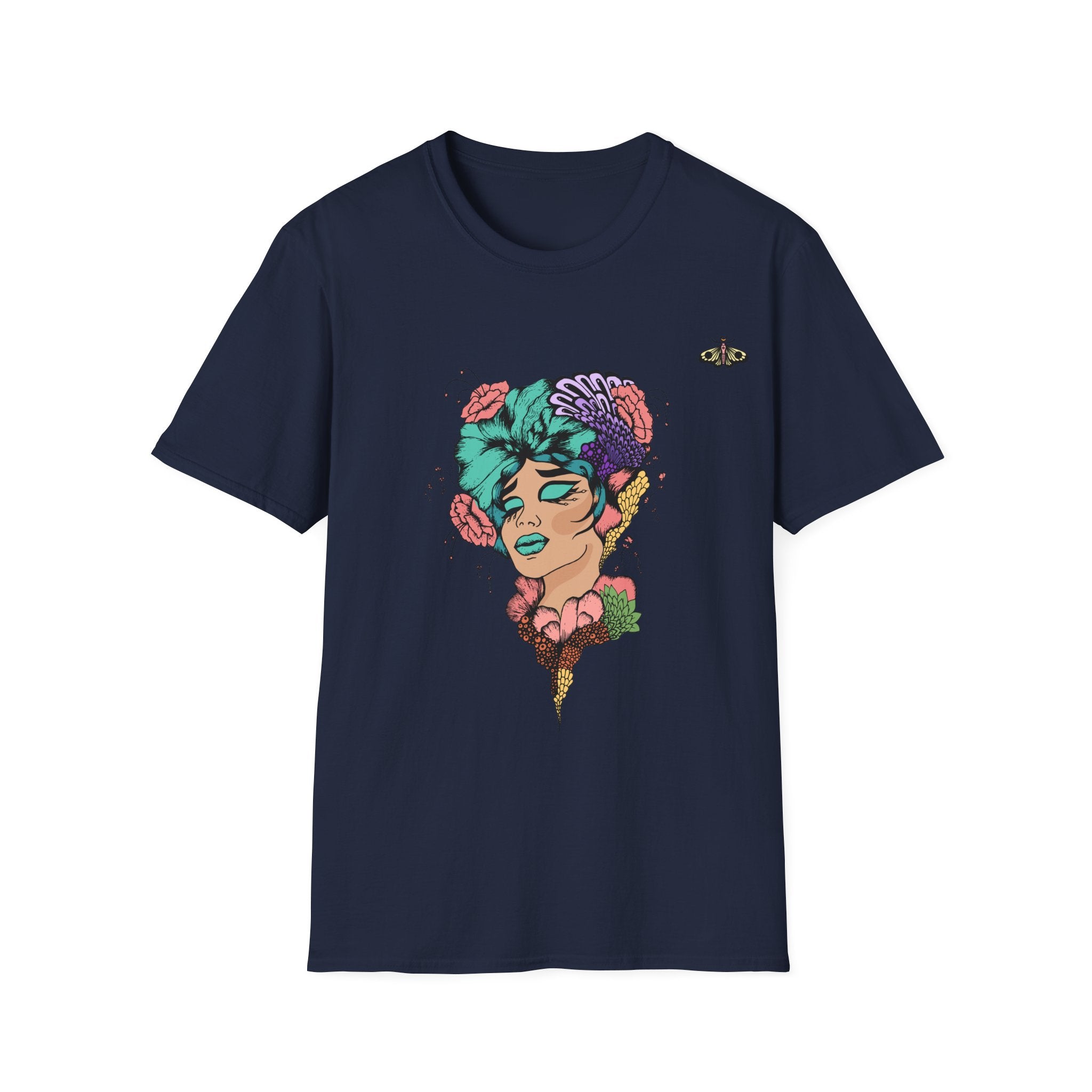 Floral Skull Woman Graphic T-Shirt