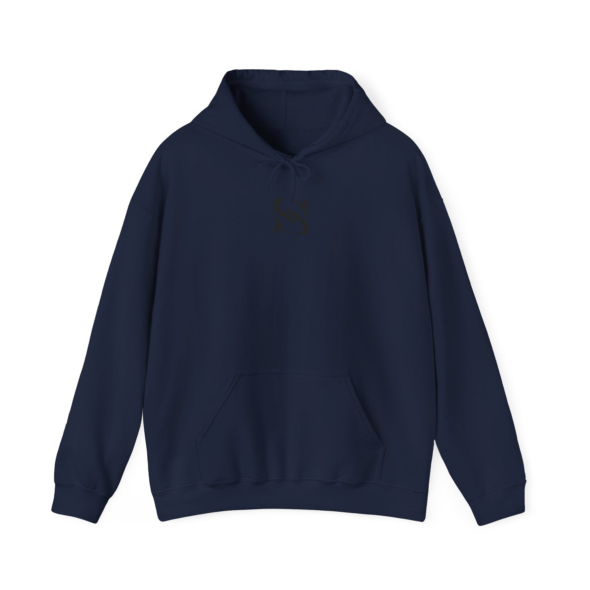 Minimalist Monogram 'S' Hoodie - Small Center Logo Pullover